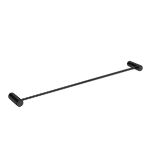 Lucid Pin Matte Black 600mm Single Towel Rail